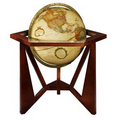 Frank Lloyd Wright Collection San Marcos 12" Globe w/ Angled Wood Base